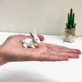 Handblown Glass Bunny, thumbnail 3 of 5