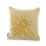 Bee Faux Cashmere Cushion, thumbnail 2 of 5