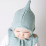 Baby Pixie Hat Knitting Kit, thumbnail 1 of 4
