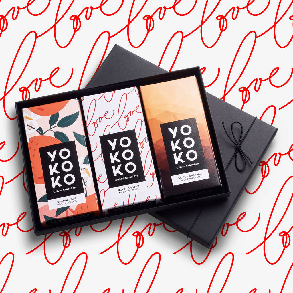 Yokoko Love Collection Luxury Chocolate Gift Box, 1 of 5