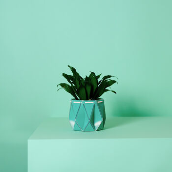 Origami Self Watering Eco Plant Pot: 11cm | Aqua, 5 of 5
