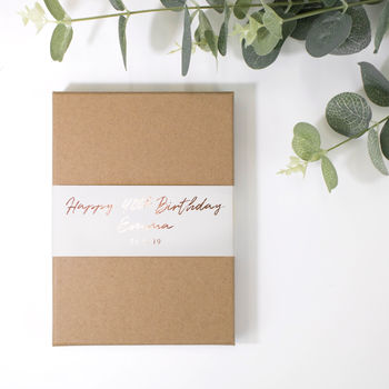 Personalised 40th Birthday Gift Boxed Card, 2 of 9