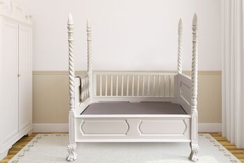 Sweet Dreams Four Poster Cot Bed, 3 of 5
