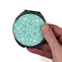 Turquoise Millefiori Compact Mirror And Lens Cloth Set, thumbnail 4 of 10