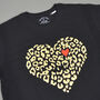'Leopard Heart Of Hearts' Kids T Shirt, thumbnail 4 of 6
