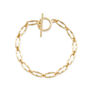 Chunky 14 K Gold Chain Bracelet, thumbnail 2 of 6