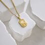 18 K Gold Coconut Palm Tree Pendant Necklace Gift, thumbnail 1 of 6