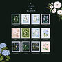 2025 A Year In Bloom Wall Calendar, thumbnail 9 of 9