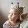 Childs Personalised Pom Pom Crown, thumbnail 10 of 11