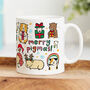 'Merry Pigmas' Guinea Pig Christmas Mug, thumbnail 3 of 4