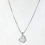 Sparkly Butterfly Pendant Necklace, thumbnail 3 of 5