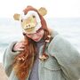 Monkey Hand Knitted Woollen Animal Hat, thumbnail 1 of 6