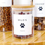 Personalised Pet Food And Treat Storage Jar, thumbnail 3 of 8