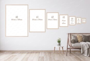 Wedding Welcome Sign Pink Heart Cherry Blossom, 5 of 7