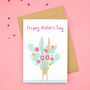 'Rabbit With Flowers' Mother's Day Card, thumbnail 1 of 2