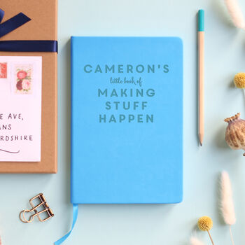 'Making Stuff Happen' Personalised Planning Notebook, 10 of 11