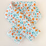 Strawberry Print Cotton Blend Square Scarf, thumbnail 1 of 4