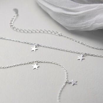 Sterling Silver Star Charm Necklace, 3 of 5