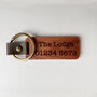 Personalised Wooden Keychain, Father's Day Gift, thumbnail 4 of 5