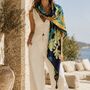 Midnight Jungle Leopard Sarong Scarf, thumbnail 4 of 6