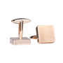 Classic Solid Square Cufflinks, thumbnail 4 of 5
