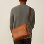Personalised Soft Leather Shoulder Bag 'Santino M', thumbnail 1 of 12
