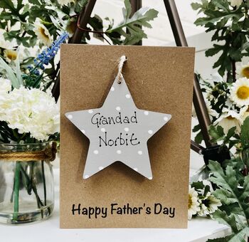 Personalised Grandad Father's Day Card Keepsake, 2 of 2