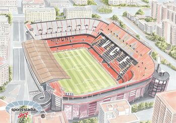 Valencia Cf Mestalla Stadium One Fine Art Print, 2 of 3