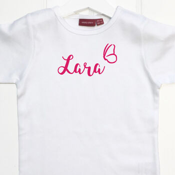 Personalised Girl's Name T Shirt, 5 of 12
