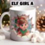 Personalised Christmas Elf Breakout Gift Mug, thumbnail 4 of 6