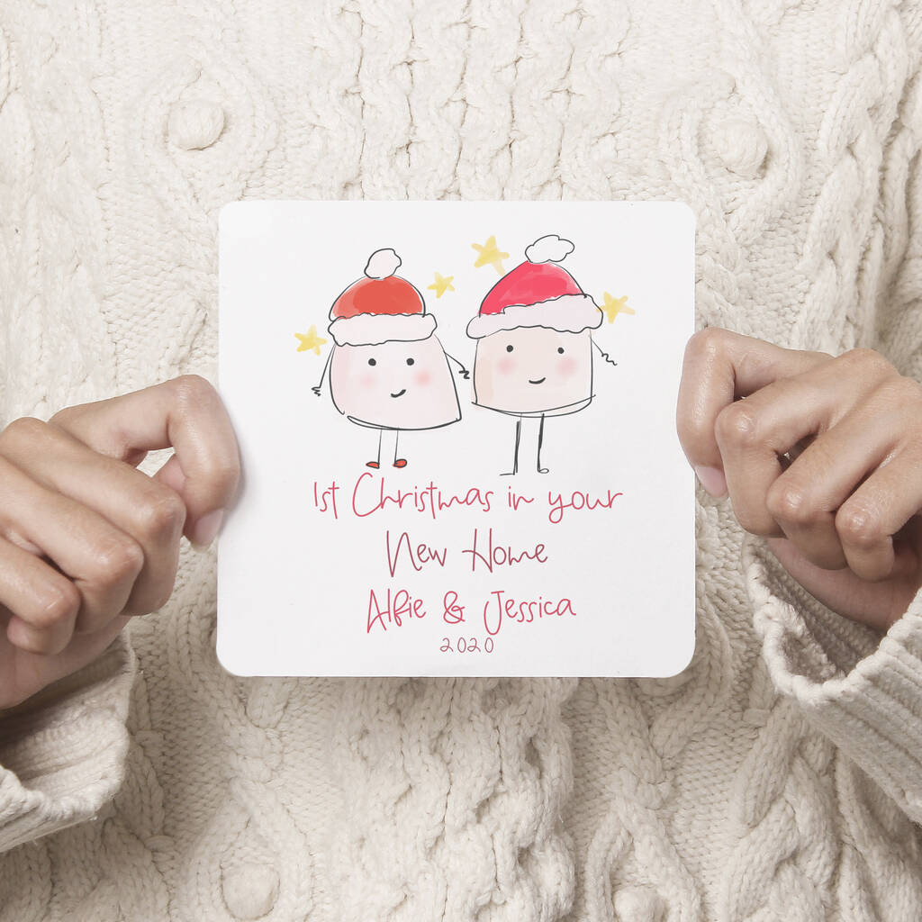 Image of 1st Christmas In Your New Home Personalised Card