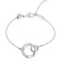 Personalised Woman's Glistering Eclipse Bracelet In Silver, thumbnail 5 of 9