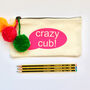 Kids Handmade Crazy Cub Pencil Case, thumbnail 1 of 2