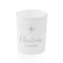 Personalised Christmas Star Glass Candle Holder, thumbnail 8 of 8