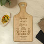Personalised Home Sweet Home Wooden Chopping Board, thumbnail 4 of 5