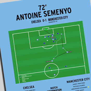 Antoine Semenyo Goal Fa Cup Final 2026 Manchester City Print, 2 of 2