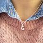 Silver Plated Alphabet Charm Necklace, thumbnail 2 of 12