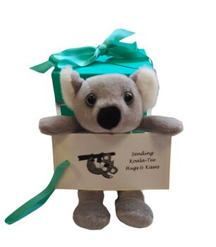 Mini Koala Soft Toy Plush, Koala Tee Hugs, Gift Boxed, 2 of 8