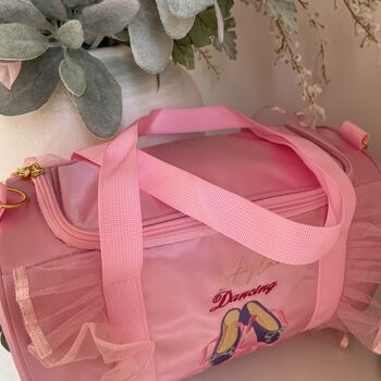 Personalised Ballet Dancing Small Holdall Bag, 3 of 6