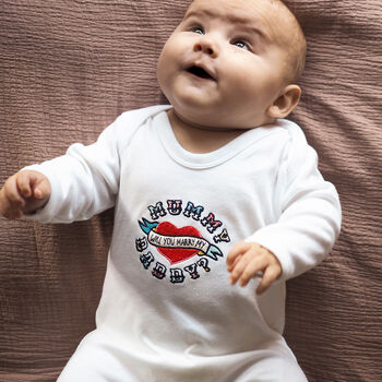 Marry My Daddy Proposal Baby Grow, 2 of 2