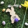 Personalised Easter Bunny Hanging Decoration, thumbnail 4 of 5