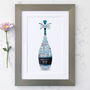 Personalised 40th Birthday Champagne Word Art, thumbnail 6 of 10