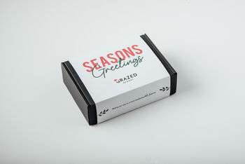 Luxury Festive Brownie Gift Box Six Piece, 6 of 9