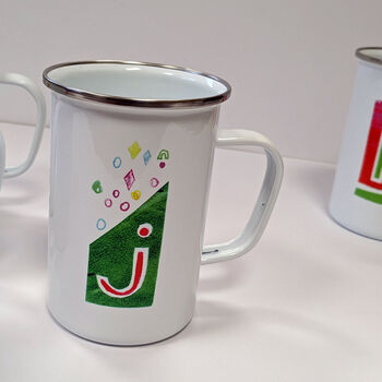 Large Enamel Alphabet Mug, 7 of 11