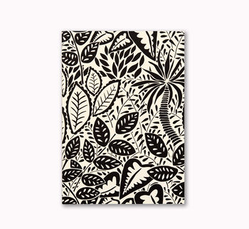 A5 Lay Flat Jungle Leaves Notebook Journal, 2 of 8