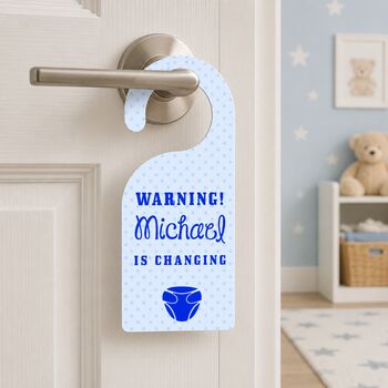 Personalised Baby Door Hanger, 5 of 12