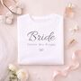 Personalised Bride Future Mrs T Shirt, thumbnail 4 of 4