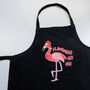 Funny Flamingo Christmas Apron, thumbnail 4 of 5