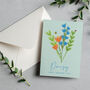 Personalised Floral Valentine's Day Card, thumbnail 5 of 8