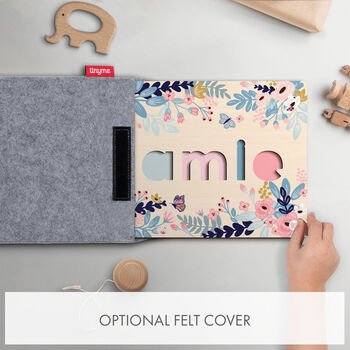 Personalised Flourish Wooden Name Puzzle Plus, 3 of 5